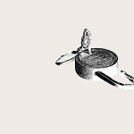 Türschloss im Comic-Style