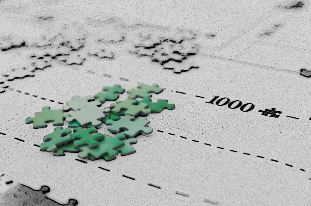 Puzzle im Comic-Style