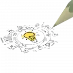 N:TREE - gezeichneter Vertriebsprozess im Kreis als eine Einheit